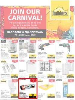 Builders Botswana : Join Our Carnival! (20 October - 23 October 2022), page 1