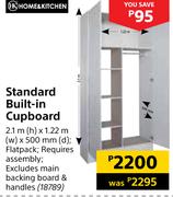 Home & Kitchen Standard Built In Cupboard-2.1m (h) x 1.22m (w) x 500mm (d)