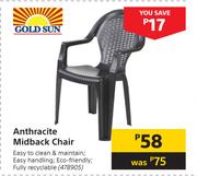 Goldsun Anthracite Midback Chair