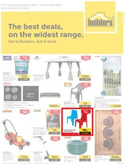 Builders Botswana : The Best Deals On The Widest Range (20 October - 28 December 2020), page 1