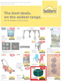 Builders Botswana : The Best Deals On The Widest Range (20 October - 28 December 2020), page 1