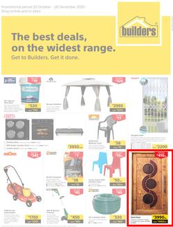 Builders Botswana : The Best Deals On The Widest Range (20 October - 28 December 2020), page 1