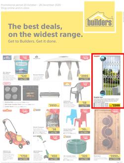 Builders Botswana : The Best Deals On The Widest Range (20 October - 28 December 2020), page 1