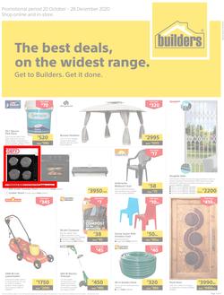 Builders Botswana : The Best Deals On The Widest Range (20 October - 28 December 2020), page 1