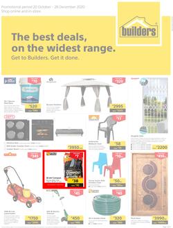 Builders Botswana : The Best Deals On The Widest Range (20 October - 28 December 2020), page 1