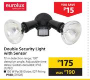 Eurolux Double Security Light With Sensor