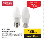 Eurolux 7W LED Frosted Globe-Each
