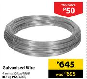 Galvanised Wire-4mm X 50Kg