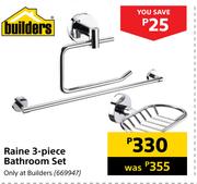 Builders Raine 3-Piece Bathroom Set