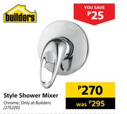 Builders Style Shower Mixer Chrome