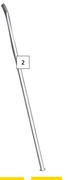 Tub Post, Cap & Back Plate-75mm X 1.8m