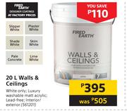 Fired Earth Walls & Ceilings-20Ltr