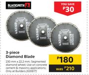 Blacksmith 3-Piece Diamond Blade-230mm x 22.2mm
