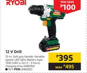 Ryobi 18V Drill 10m