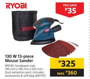 Ryobi 130W 13-Piece Mouse Sander MS130