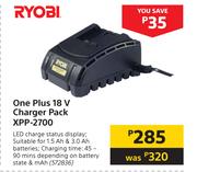 Ryobi One Plus 18V Charger Pack XPP-2700