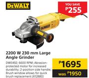 DeWalt 2200W 230mm Large Angle Grinder DWE492