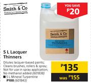 Smith & Co Mineral Turpentine-5Ltr