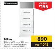 Home & Kitchen Tallboy 450mm x 450mm x 1200mm