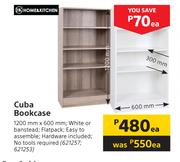 Home & Kitchen Cuba Bookcase 1200mm x 600mm-Each