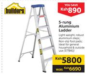 Builders 5-Rung Aluminium Ladder