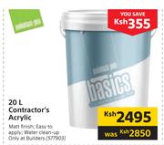 Contractor's Acrylic-20Ltr