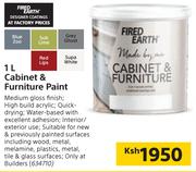 Fired Earth 1Ltr Cabinet & Furniture Paint