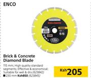 Enco Brick & Concrete Diamond Blade-115mm