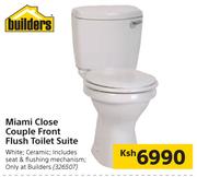 Builders Miami Close Couple Front Flush Toilet Suit