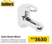 Buuilders Style Basin Mixer
