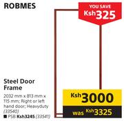 Robmes Steel Door Frame-2032mm x 813mm x 115mm