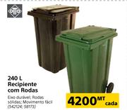 240L Recipiente com Rodas cada 