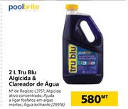 Pool Brite 2L Tru Blu Algicida & Clareador de Agua