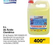 Blue Chem 5L de acido cloridrico