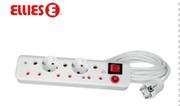 Ellies 3m Ficha Multifuncao-4 x 16A