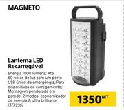 Magento Lanterna LED Recarregavel