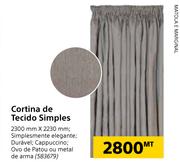 Cortina de Tecido Simples-2300mm x 2230mm