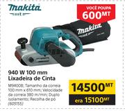 Makita 940W 100mm Lixadeira de Cinta