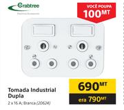 Crabtree Tomada Industrial Dupla