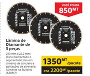 Lamina de Diamante de 3 pecas-Por pacote