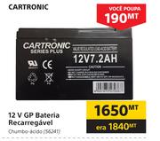 Cartronic 12V GP Bateria Recarregavel