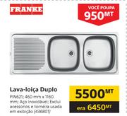 Franke Lava Loiça Duplo