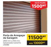 Porta de Arregacar da Garagem-2400mm x 2100mm