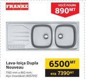Franke Lava Loiça Dupla Nouveau-1160 mm x 460mm