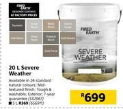 Fired Earth Severe Weather-20Ltr