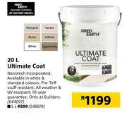 Fired Earth Ultimate Coat-20Ltr