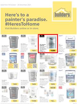 Builders : Here's To A Painter's Paradise (19 October - 24 December 2021), page 1