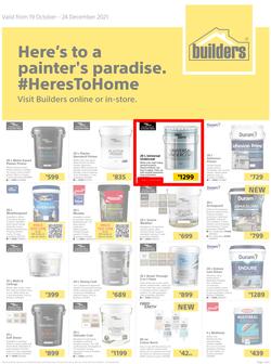 Builders : Here's To A Painter's Paradise (19 October - 24 December 2021), page 1