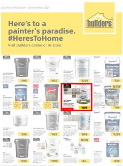 Builders : Here's To A Painter's Paradise (19 October - 24 December 2021), page 1