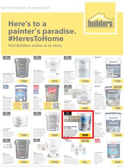 Builders : Here's To A Painter's Paradise (19 October - 24 December 2021), page 1